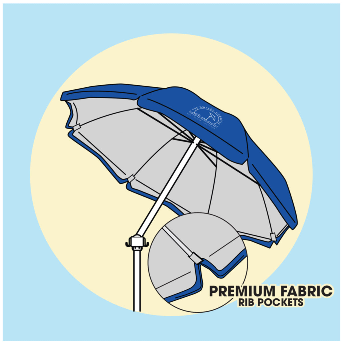The Swivel Umbrella- Sport RED