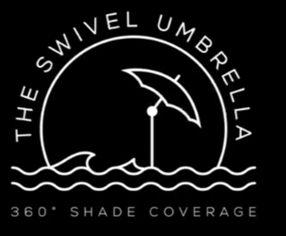 The Swivel Umbrella- Beach RED